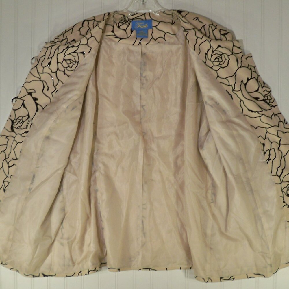 Faith, Button Up Roses Jacket, 22W - Picture 4 of 7